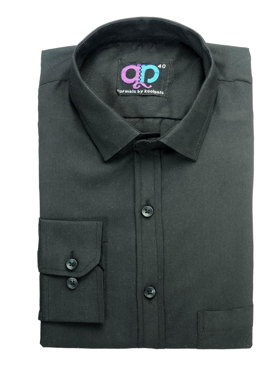 koolpals men's cotton shirts(kpc06_fd_b & pnk42, multicolour, 42)