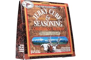 Hi Mountain Jerky Seasoning and Cure Kit | ORIGINAL BLEND | Beef Jerky Seasoning | Perfect for Beef, Venison, Elk, & Deer | Seasons up to 15 lbs. of Meat (1 Box)