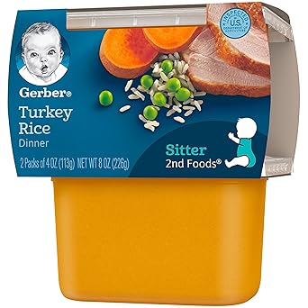 gerber turkey and rice baby food