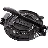 Victoria 6.5 Inch Cast Iron Tortilla Press. Tortilla Maker, Flour Tortilla press, Rotis Press, Dough Press, Pataconera…