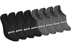 Saucony Women's 8-Pair No Show Invisible Liner Socks