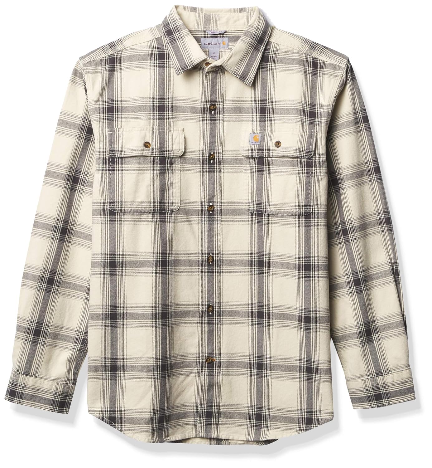 Buy Carhartt Original Fit Flannel Long Sleeve Plaid Shirt at Amazon.in