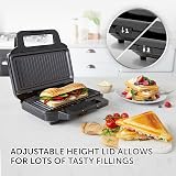 Breville 3-in-1 Ultimate Snack Maker Deep Fill Toastie Waffle Panini UK Plug view 4