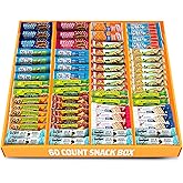 Granola Bars Bulk Variety Pack - Healthy Granola Bars Variety Snack Box for Office Snacks &amp; Healthy Breakfast Bars - Snacks Variety Pack for Adults and Kids (60 Count)
