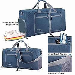 Woogwin Travel Duffel Bag Large Foldable Waterproof