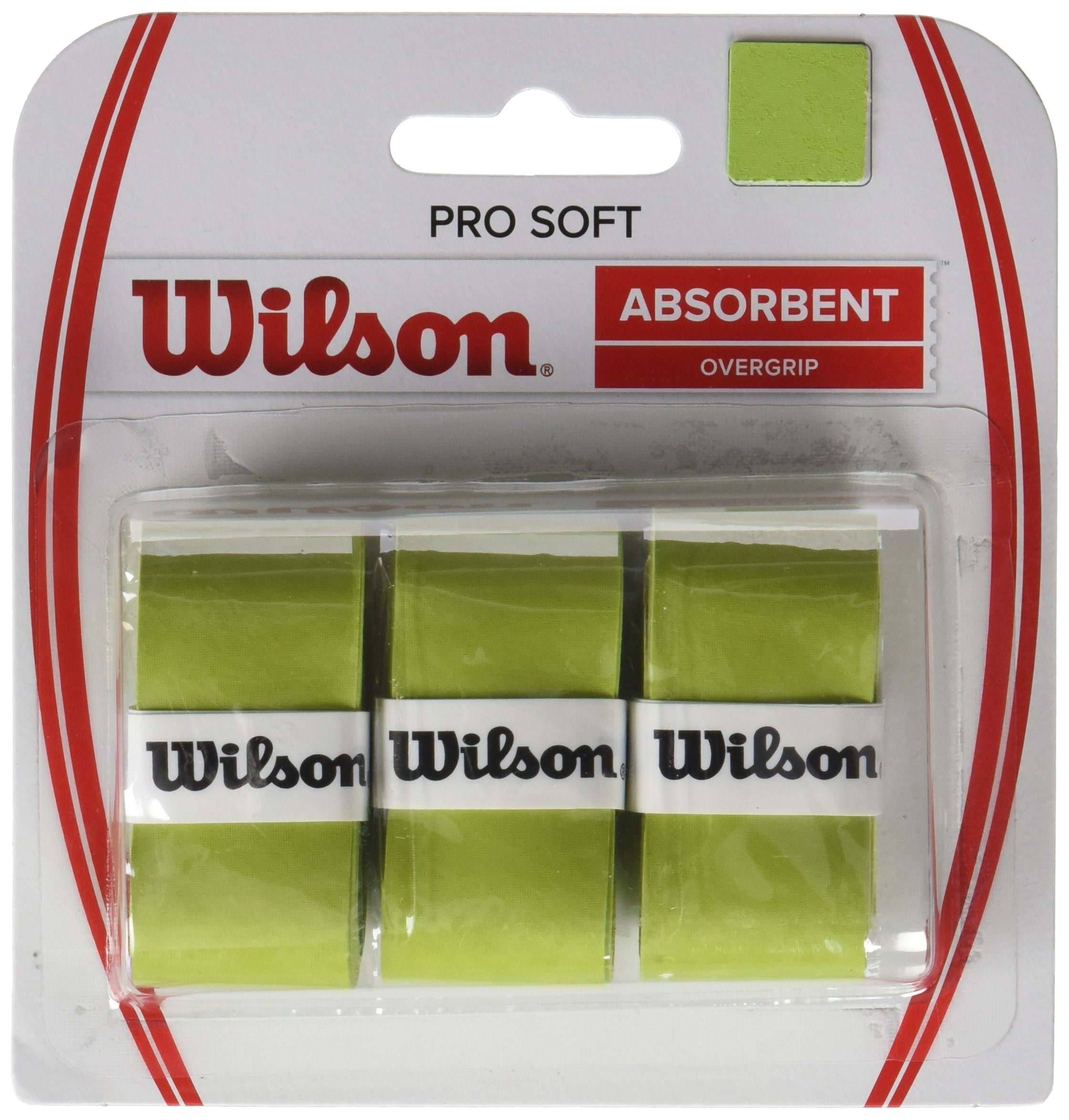 Wilson Pro Soft Overgrip Li Belt - Lime, One Size