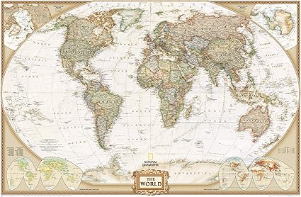 Mappa Esecutiva Del Mondo National Geographic World Stile Antico 116 8 X 77 5 Cm Amazon It Cancelleria E Prodotti Per Ufficio Cartina Mondo National Geographic