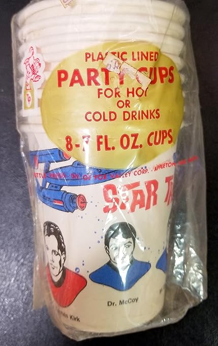 Amazon Com Hallm Star Trek Party Cups Decoration Vintage Legend 8