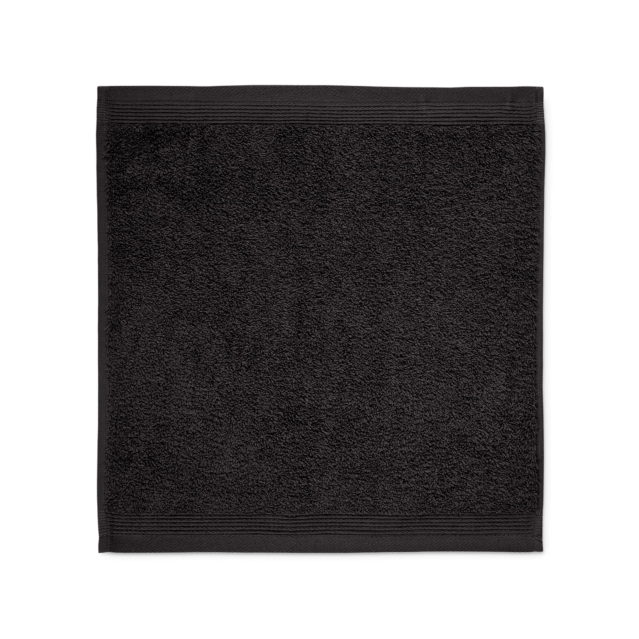 Möve Superwuschel Seiftuch 30 x 30 cm aus 100% Baumwolle, Black