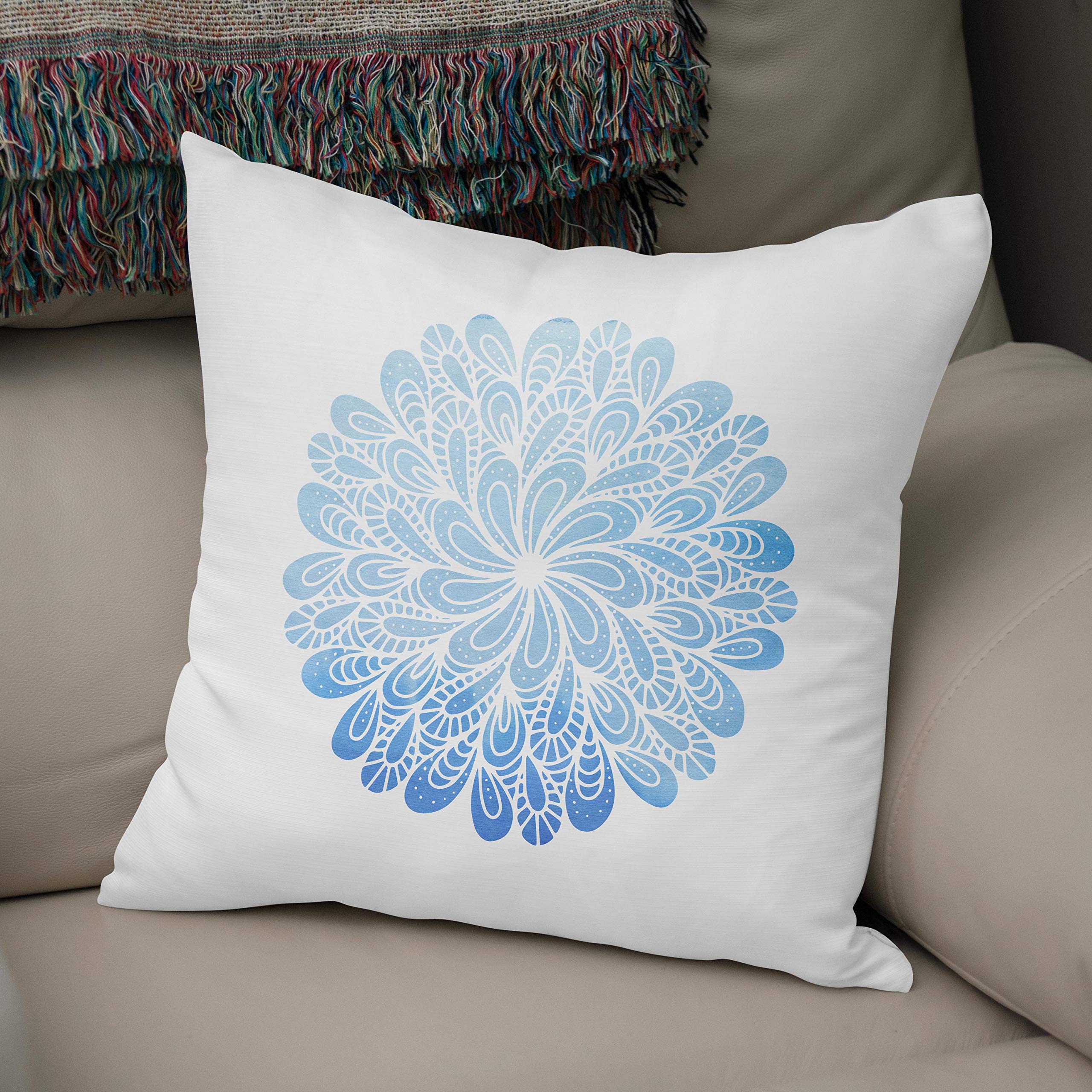 Bonamaison, Decorative Cushion Cover - 50% Cotton 50% Polyester - 43x43cm - Designed and Manufactured in Turkey