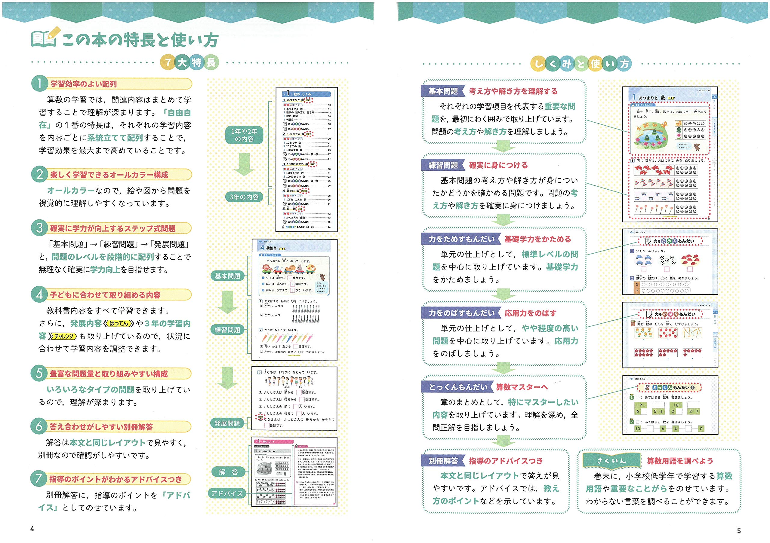 小学1 2年自由自在 算数 Amazon Com Books