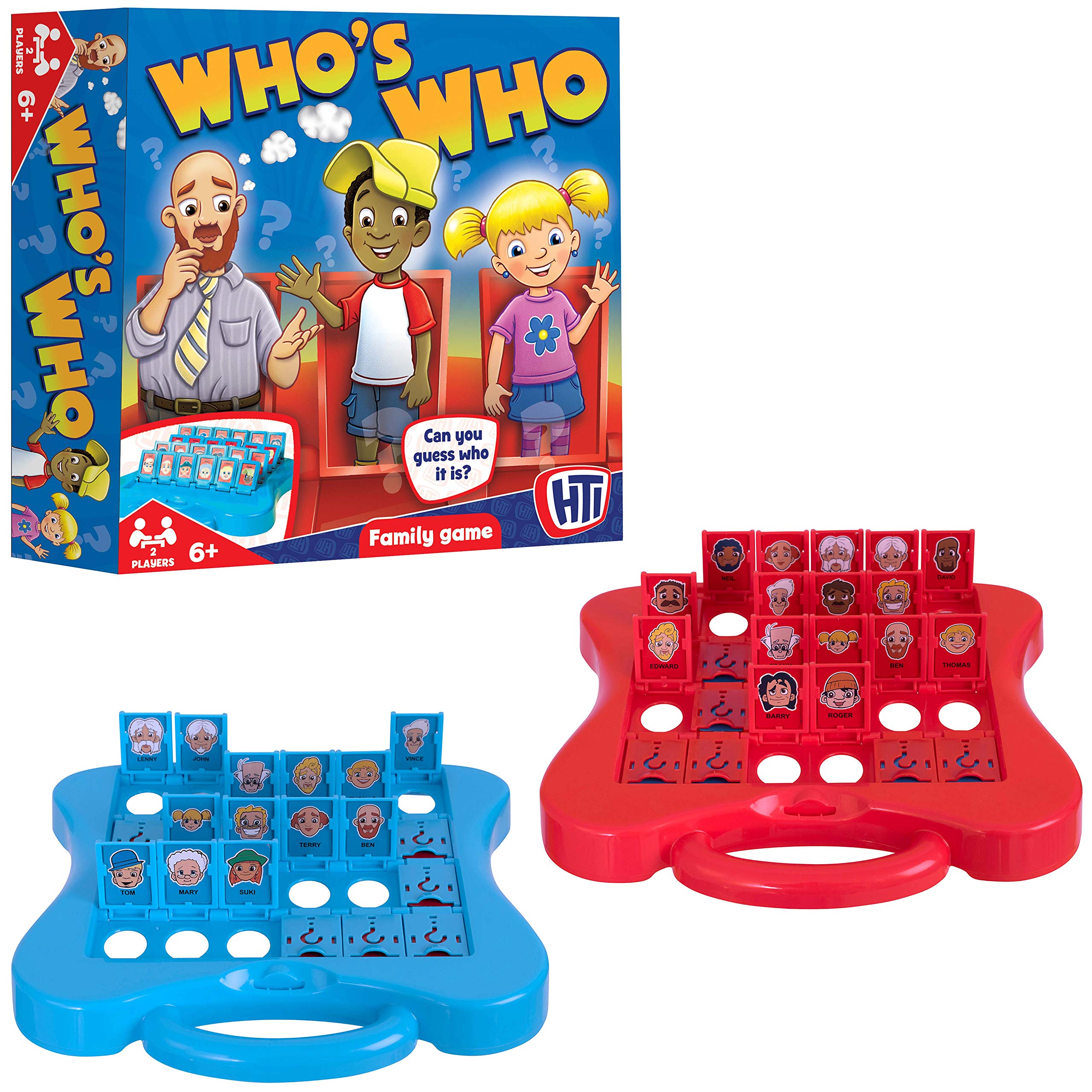 HTI Toys Traditional Games Who's Who Board Game Fun For All Kids Boys and Girls