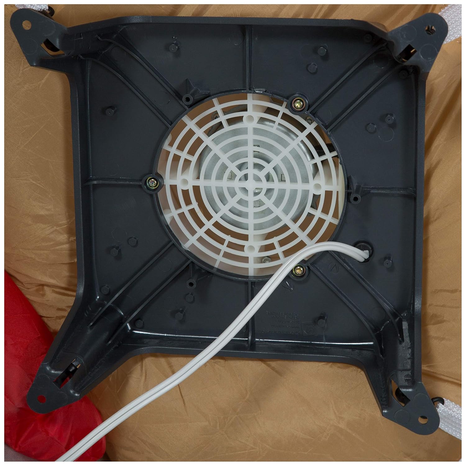 Gemmy LED Lighted Airblown Santa - Christmas Inflatable Outdoor Decoration for Yard, Lawn, Garden - Home Holiday Character Decor - 3.5 Feet Tall