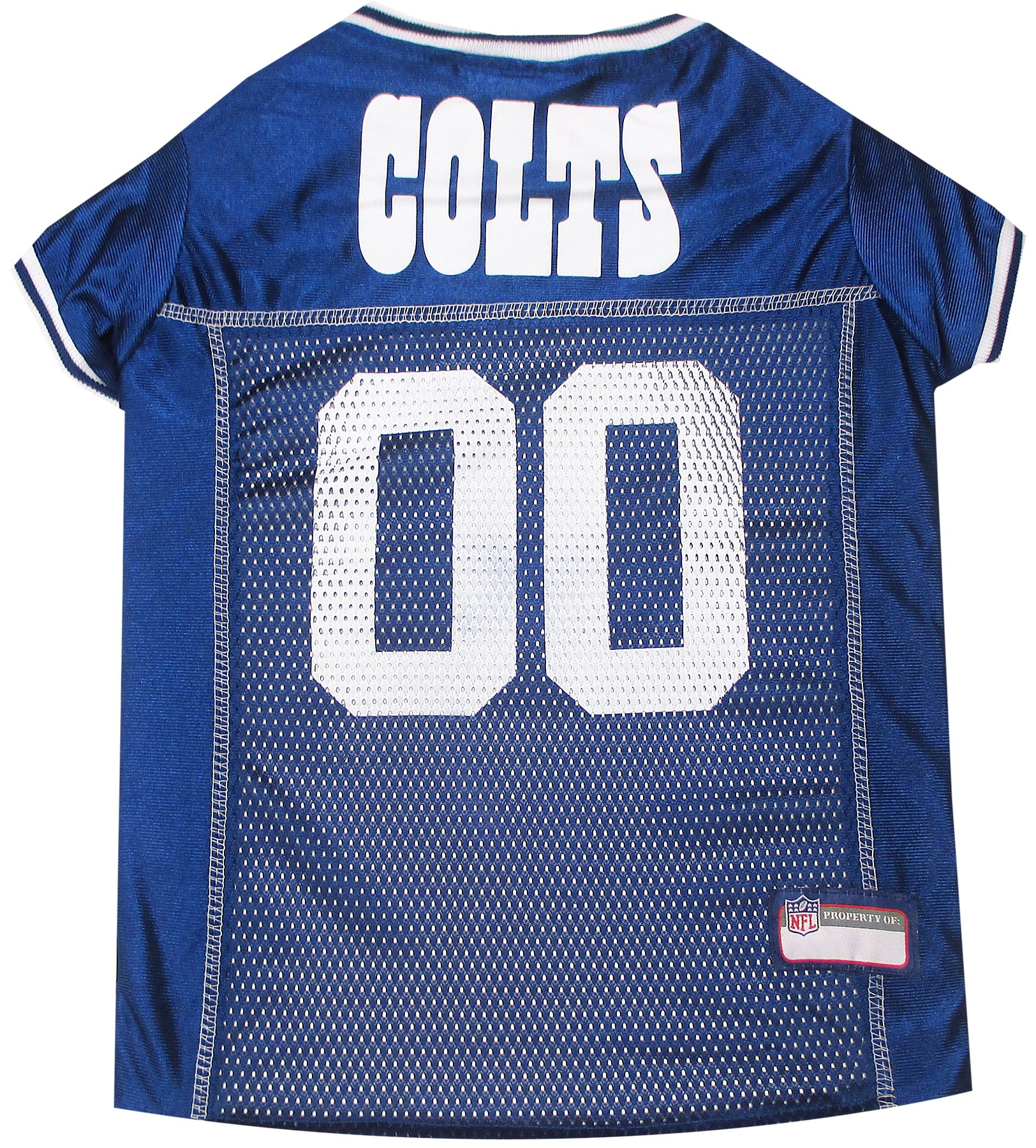 NFL Indianapolis Colts Dog Jersey, Size: X-Large. Best Football Jersey Costume for Dogs & Cats. Licensed Jersey Shirt.