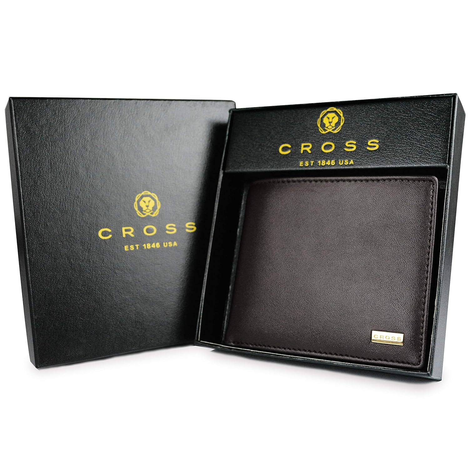 Buy Cross Brown Men's Wallet Stylish Genuine Leather Wallets for Men