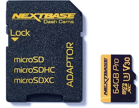 Nextbase 64GB U3 Micro SD Memory Card With Adapter