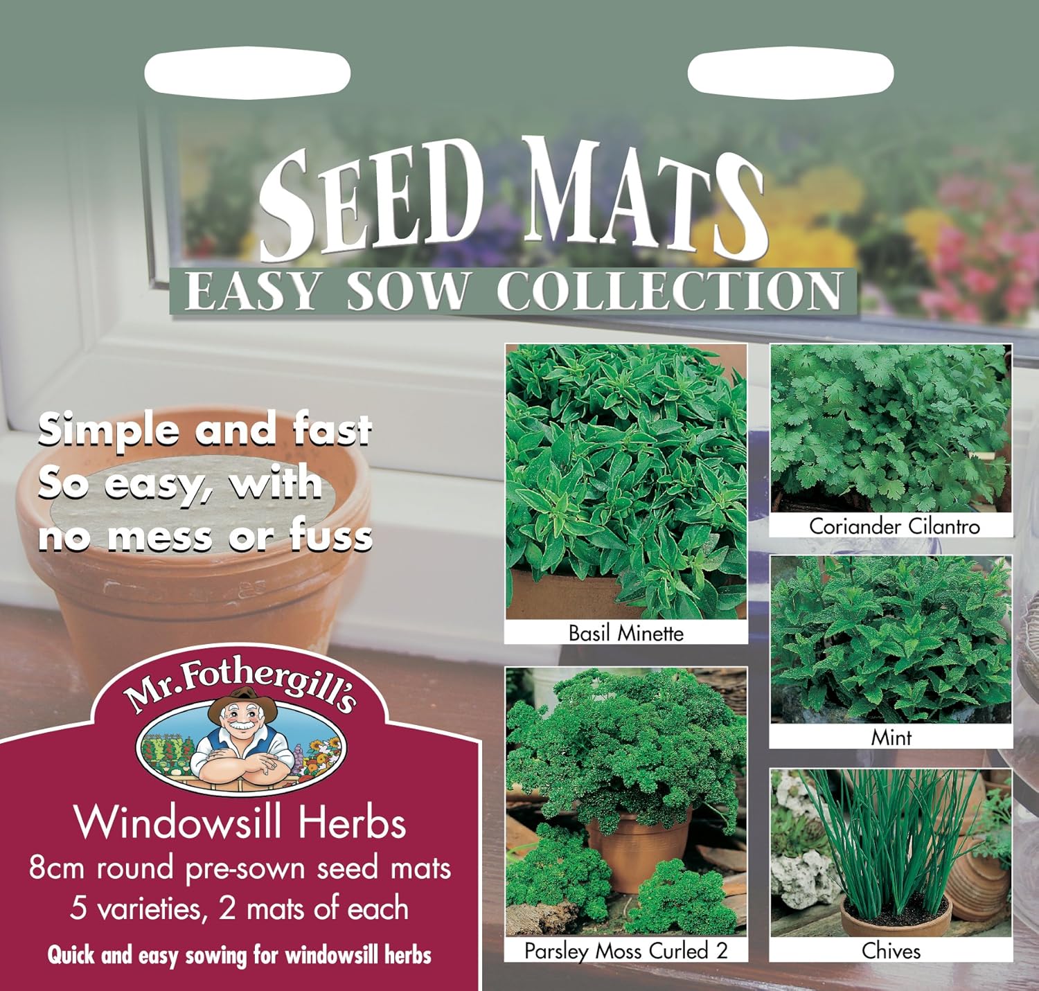Mr. Fothergill's Herb Seed Mat Collection Amazon.co.uk Garden & Outdoors