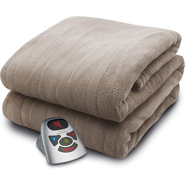 Amazon.com: BIDDEFORD BLANKETS Micro Plush Electric Heated Blanket with  Digital Controller, Twin, Grey : Home u0026 Kitchen