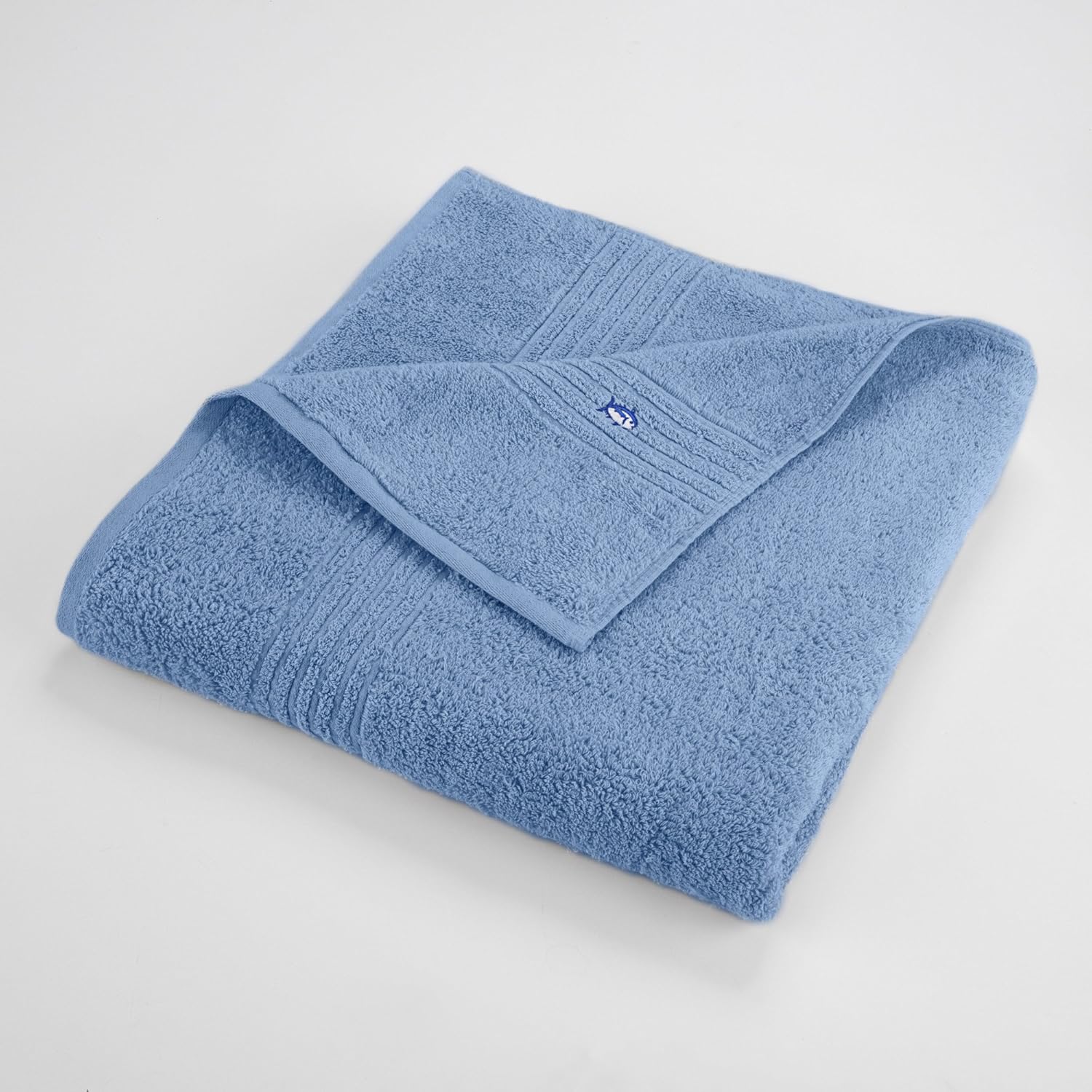 Southern Tide Performance 5.0 Bath Sheet, 34"W x 64"L, Blue: Home & Kitchen