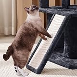Yaheetech Cat Tree 92cm Multilevel Tower with Double Condo Scratching Post Ball view 9