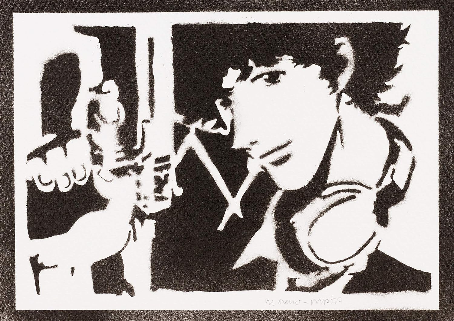 Download Cowboy Bebop Poster Spike Spiegel Handmade Graffiti Street Art For iPhone Free Wallpaper Cowboy Bebop Poster Spike Spiegel Handmade Graffiti Street Art For iPhone