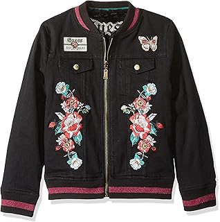 girls denim bomber jacket