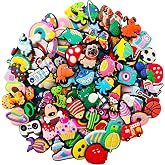 Lmiyowa 30, 50, 100 Pcs Random Shoe Charms for Kids Boys Girls Adult Men Women : Fun DIY Accessories for Clogs - Shoe Decoration Pins - Party Favors Gifts