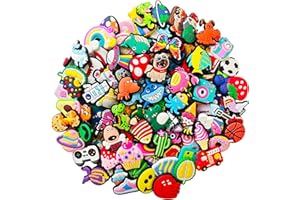 LMIYOWA 30, 50, 100 Pcs Random Croc Charms for Kids Boys Girls Adult Men Women : Fun DIY Accessories for Clogs - Shoe Decoration Pins - Party Favors Gifts