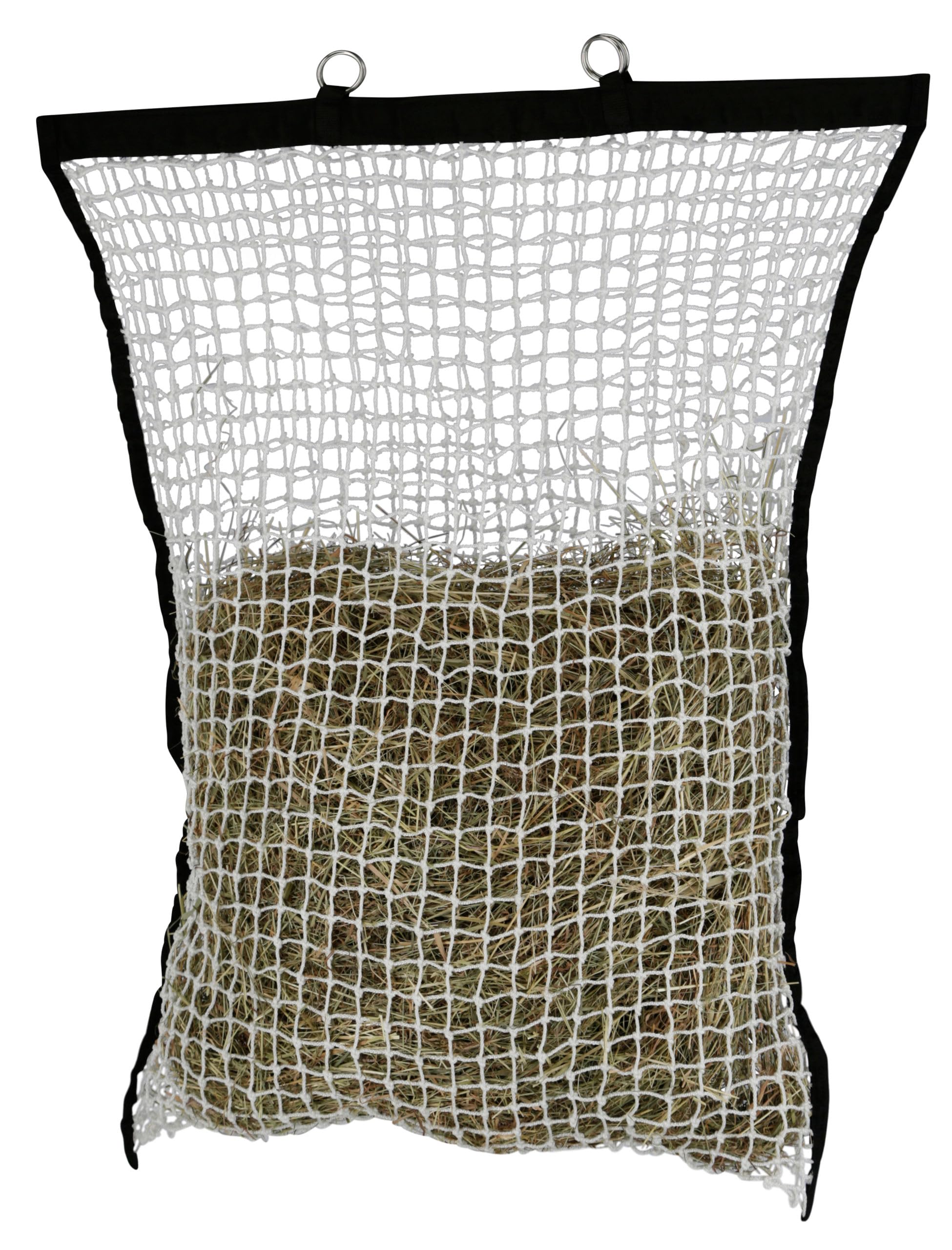 Kerbl 3222179 Hay Net with Filling Aid, White, 90 cm x 110 cm, 8 kg Weight, Pack of 16