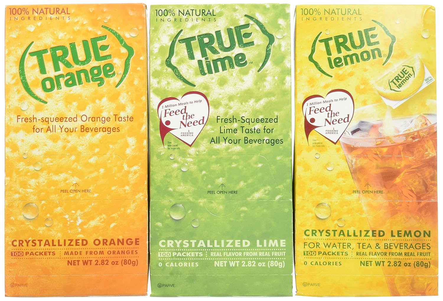 True Lemon, True Lime & True Orange Dispenser Packets ...