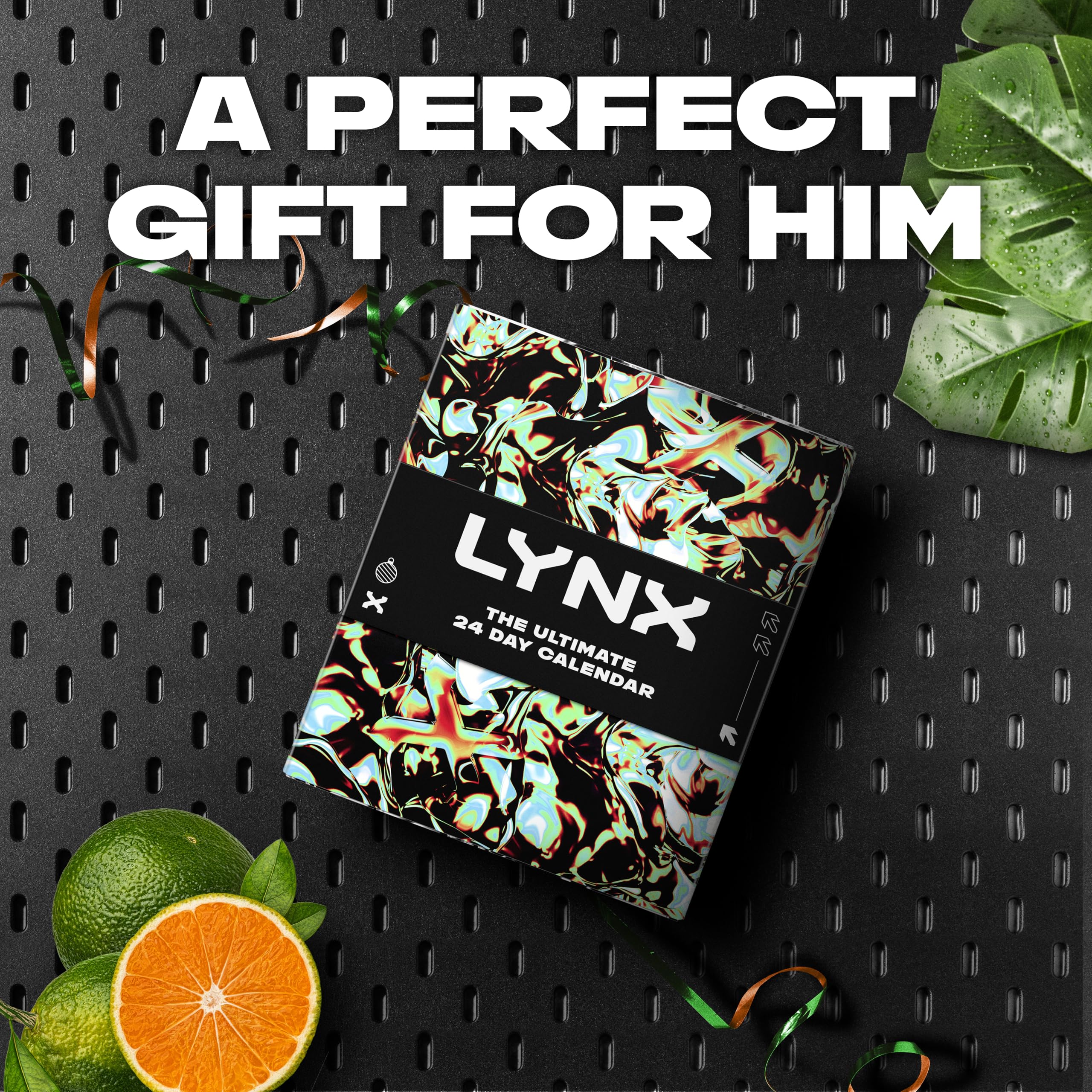 Lynx The Ultimate 24-Day Advent Calendar Gift Set with 24 gifts for him perfect for his daily routine 16 products & 8 gift items