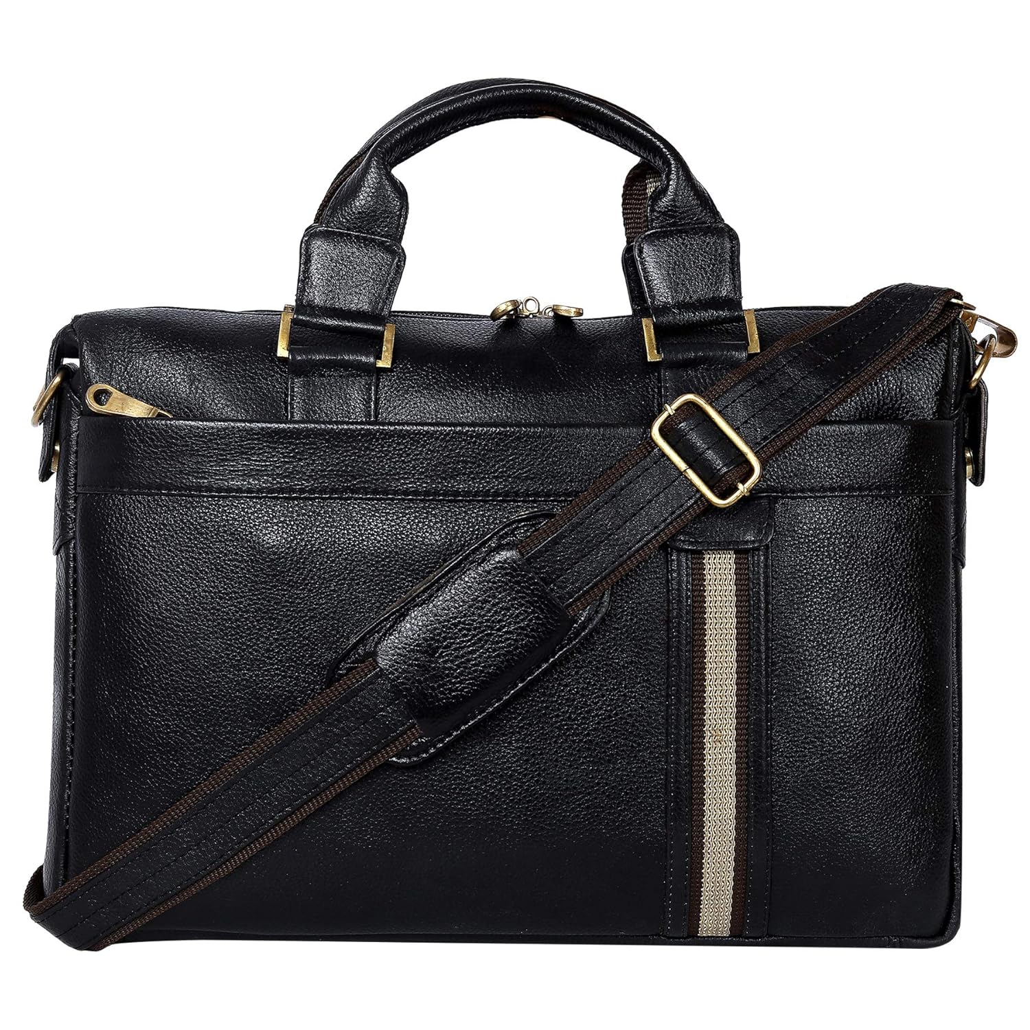 K&K Messenger Laptop Bag with Two Compartments for Business