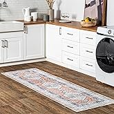 nuLOOM 2'6" x 6' Machine Washable Stain-Resistant Area Rug with Non Slip Backing, Low Profile for Living Room, Bedroom, and D