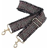 Nefelibata Purse Strap,2" Wide Purse Strap Adjustable Replacement,Multi-pattern Crossbody Handbag Strap