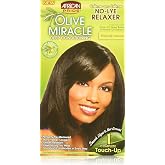 African Pride Olive Miracle Deep Conditioning No-lye Relaxer Kit, Regular (SG_B00K0L9IYS_US)