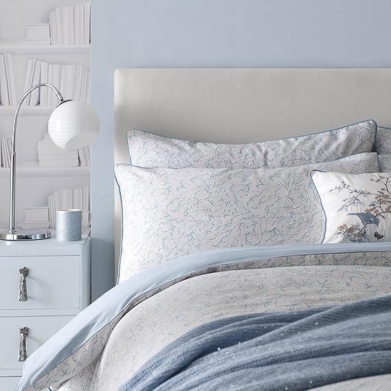 JIGSAW BLOSSOM DUCK EGG BLUE DUVET COVER SUPER KING SIZE Amazon.co.uk