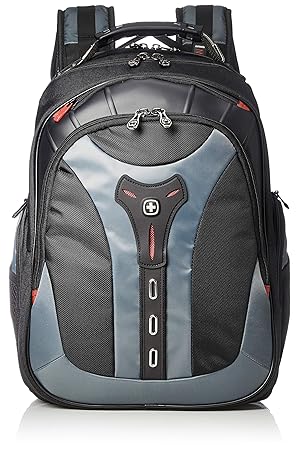 Wenger 600639 PEGASUS 17' MacBook Pro Rucksack, Anti-Scratch Futter kompatibel mit iPad,Tablet und Pocket für eReader, grau, 
