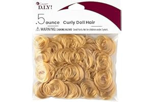 Cousin DIY Strawberry Blonde Curly Doll Hair.5oz