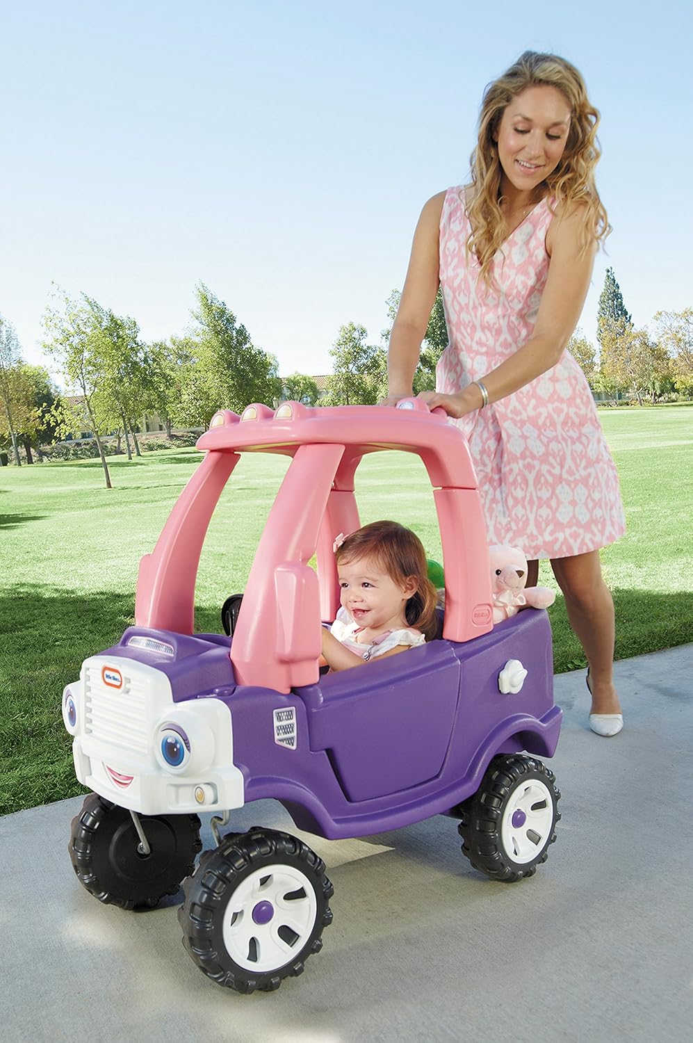 little tikes pink and purple truck