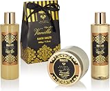 BRUBAKER Vanilla Golden Paradise 13pc Bath Gift Set Truc Crate Vanilla Roses view 4