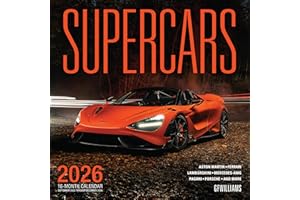 Supercars 2026: 16-Month Calendar--September 2025 through December 2026