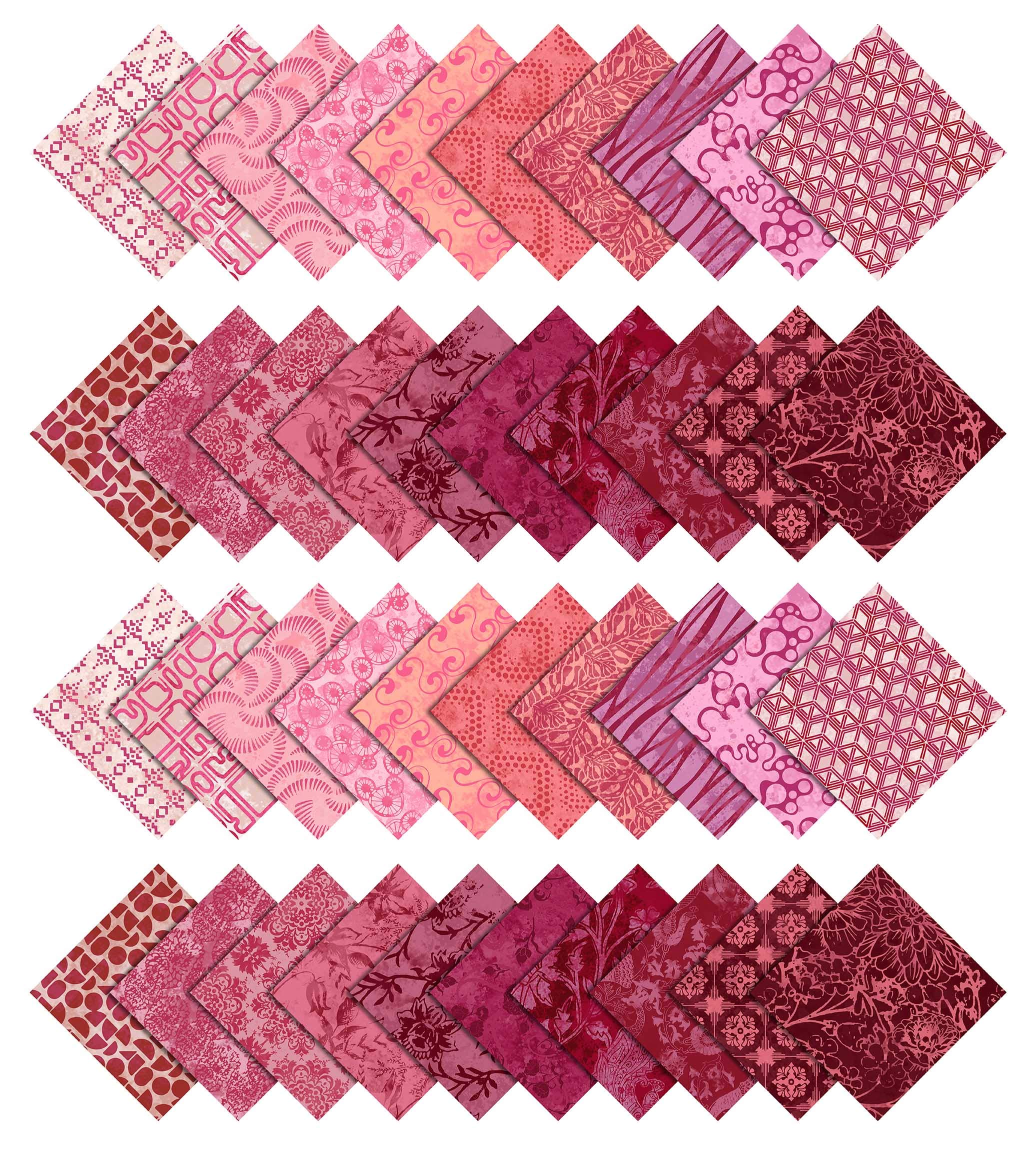 Soimoi Batik Print Precut 10-inch Cotton Fabric Quilting Squares Charm Pack DIY Patchwork Sewing Craft