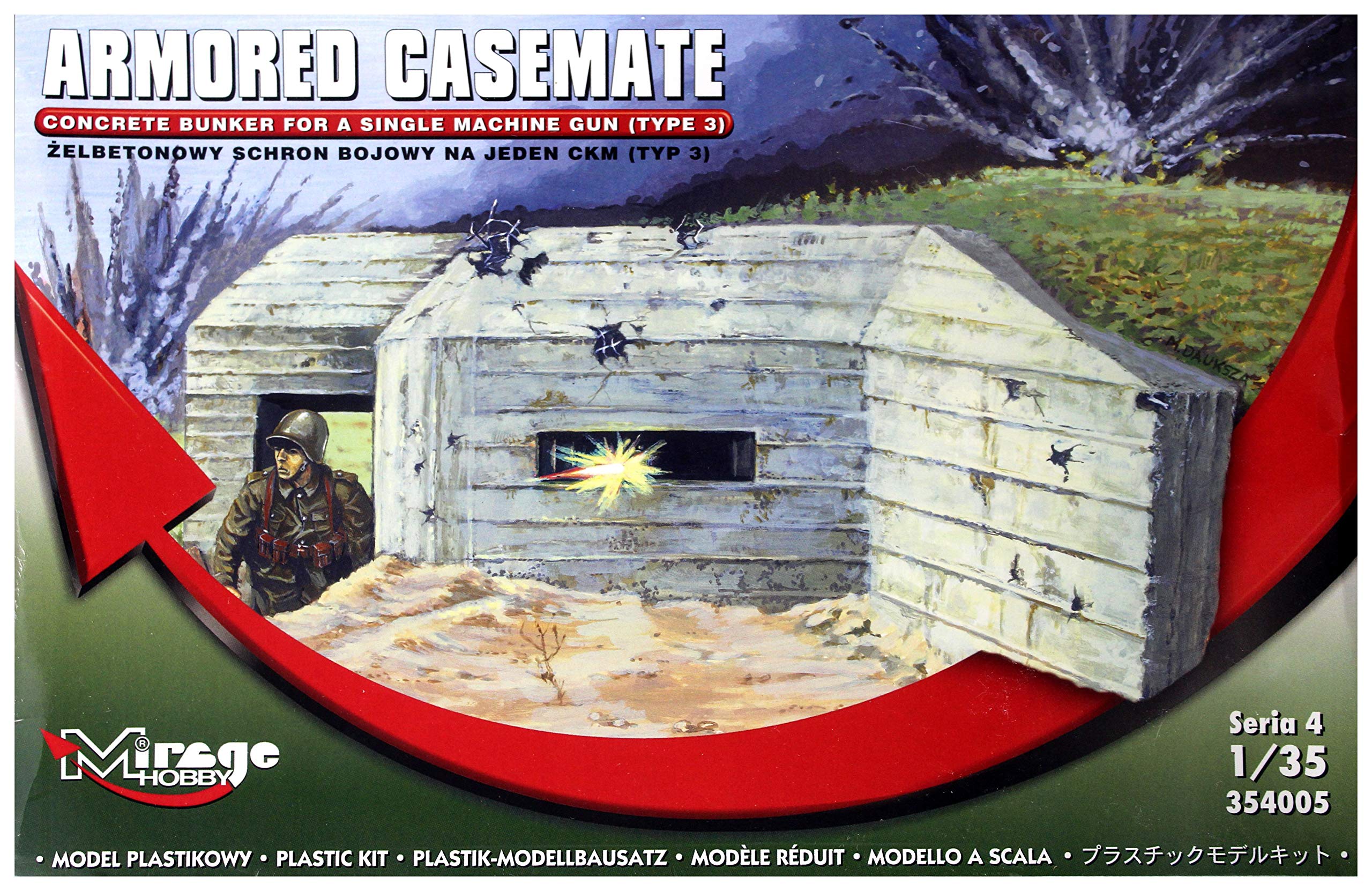 Mirage 1/35 Armoured Casement/Bunker # 354005