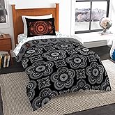 Ashford Textiles Magic The Gathering Magic Spells Twin Bed in a Bag, 4 Piece Bedding Set with Comforter and Sheets, Soft and Cozy for All Seasons