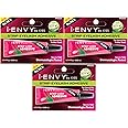 Kiss I Envy Strip Eyelash with Aloe Adhesive Black 0.25oz (3 Pack)