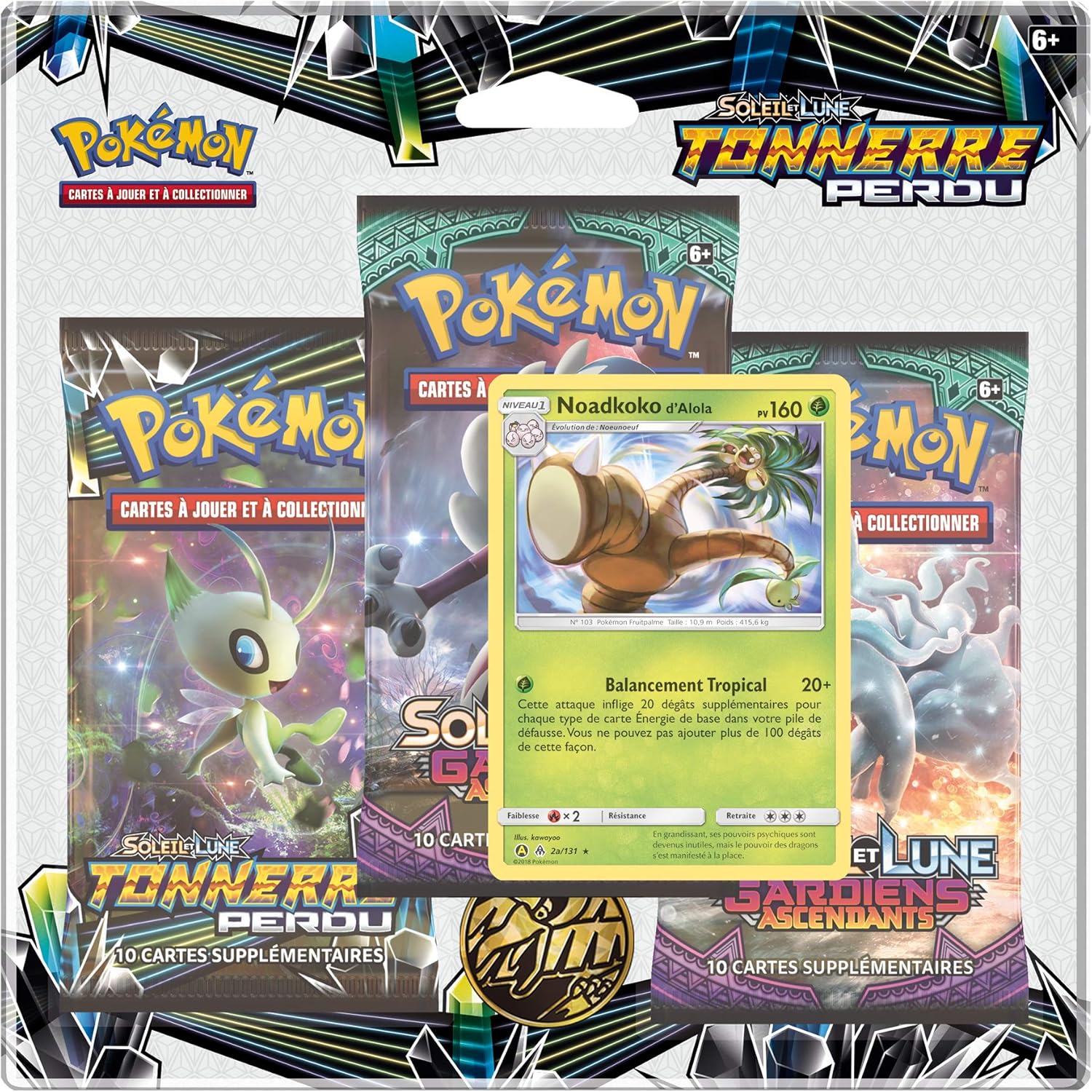 Pokemon Pokemon Pack 3 Booster Soleil Lune Carte Promo Aleatoire 0820650550447 Amazon Ca Home Kitchen
