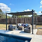 PURPLE LEAF 10' x 13' Patio Aluminum Pergola with