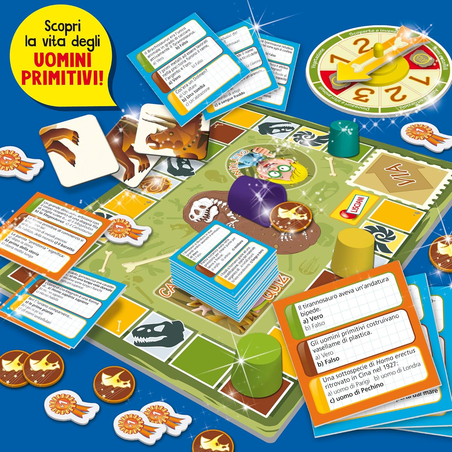 Liscianigiochi Little Genius Talent School Dinosaurs and apes Multicolour, Multicolor - Image 4