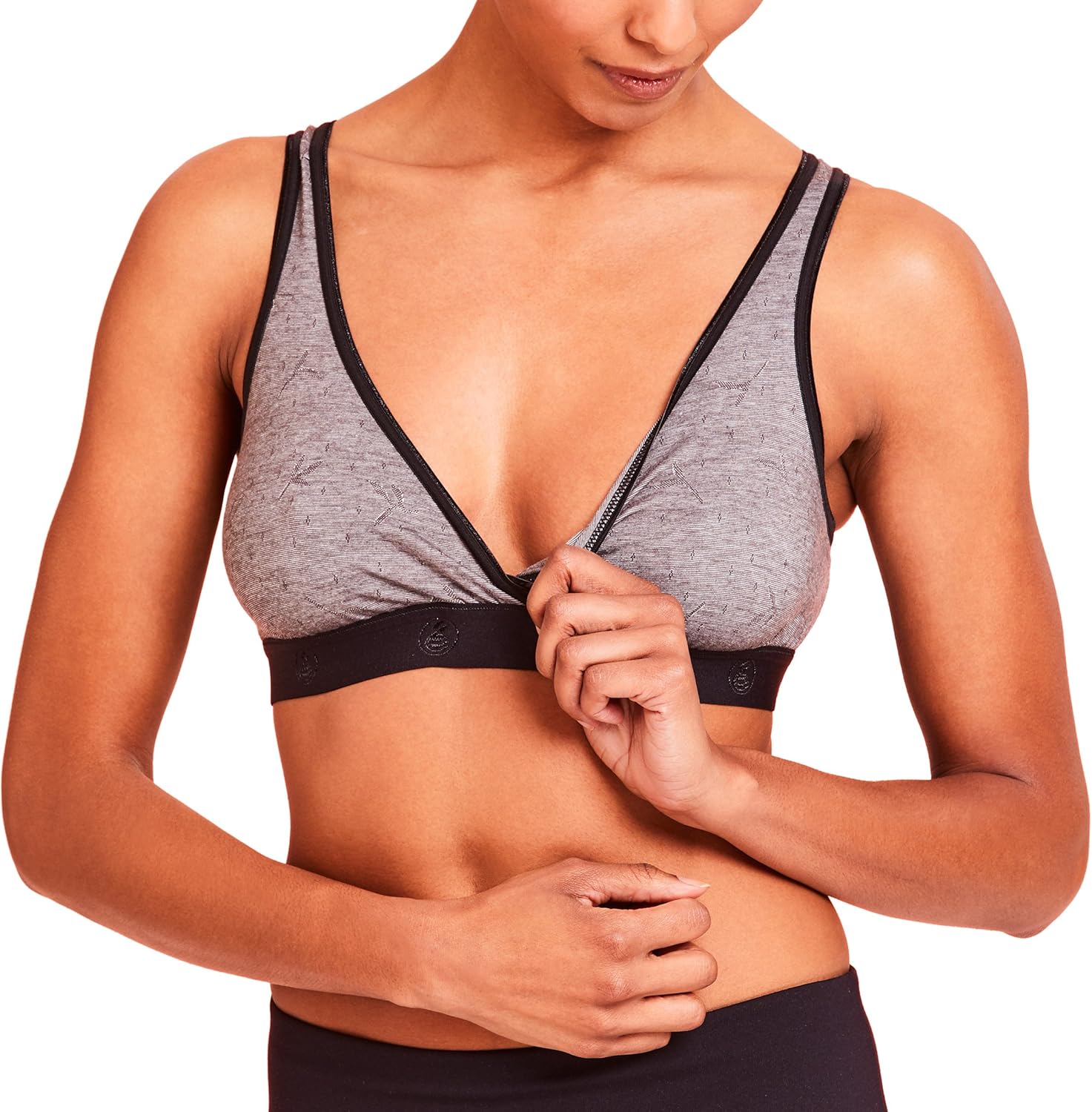 La Leche League Sleep Nursing & Maternity Bra, Black Jacquard, 2XL at  Women’s Clothing store: Nursing Bras