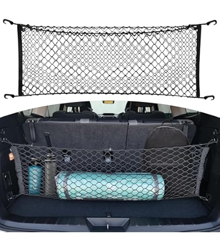 Rear Trunk Envelope Style Mesh Cargo Net For TOYOTA GRAND HIGHLANDER 2024-2025 E - Foto 9